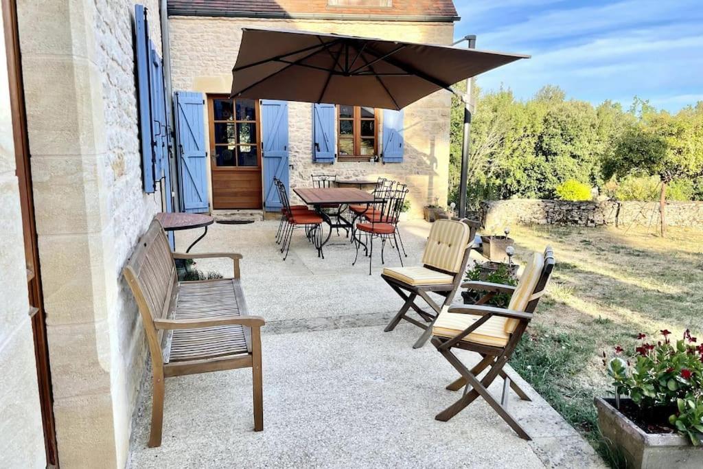 Charming 19Th Century Farmhouse With Pool Vitrac (Dordogne) Exterior foto